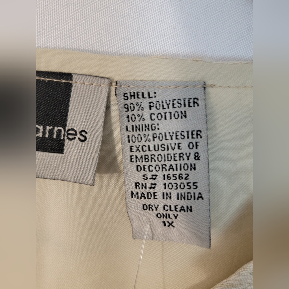 Maggie Barnes Crochet/Lace Blazer Size 1X - Picture 14 of 15